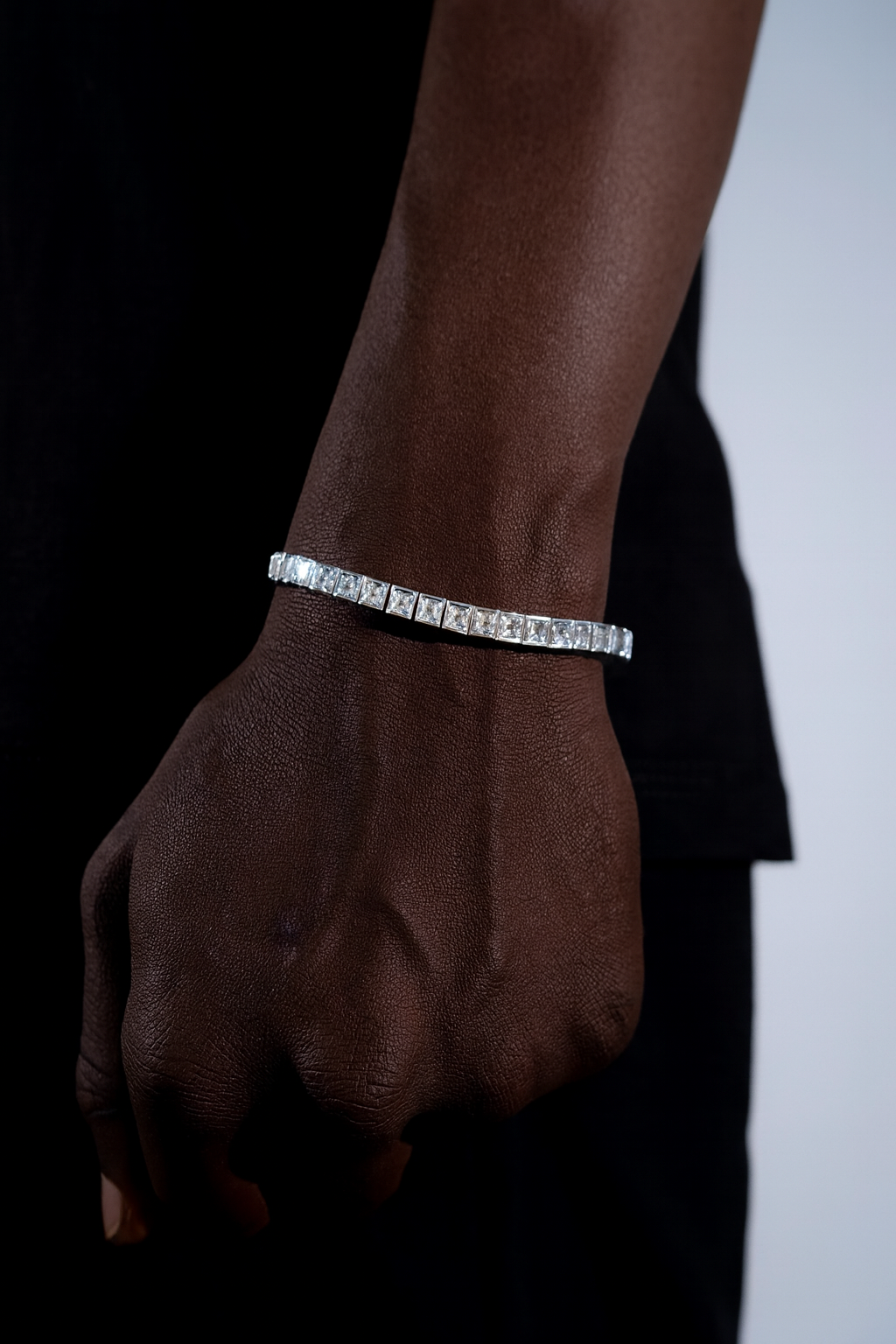 Square Tennis Bracelet