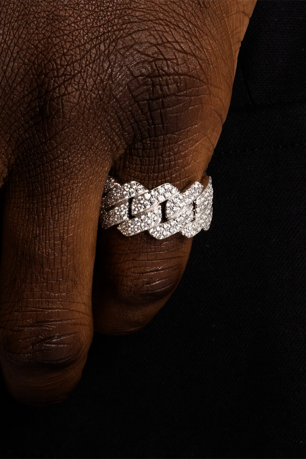 CUBAN PRONG RING