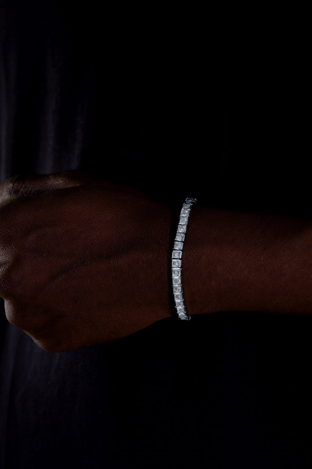 Square Tennis Bracelet