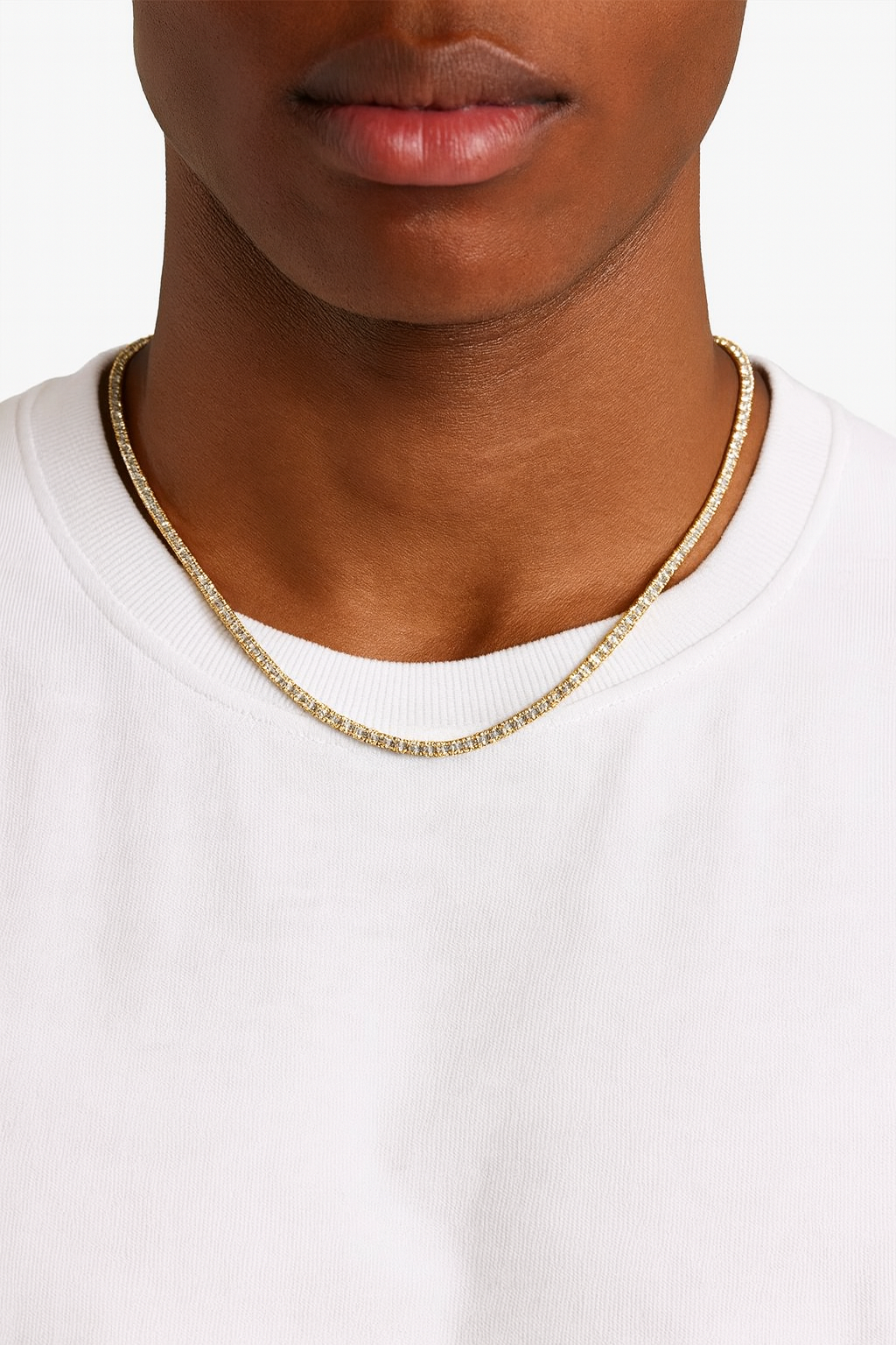 3mm Tennis Chain - Gold