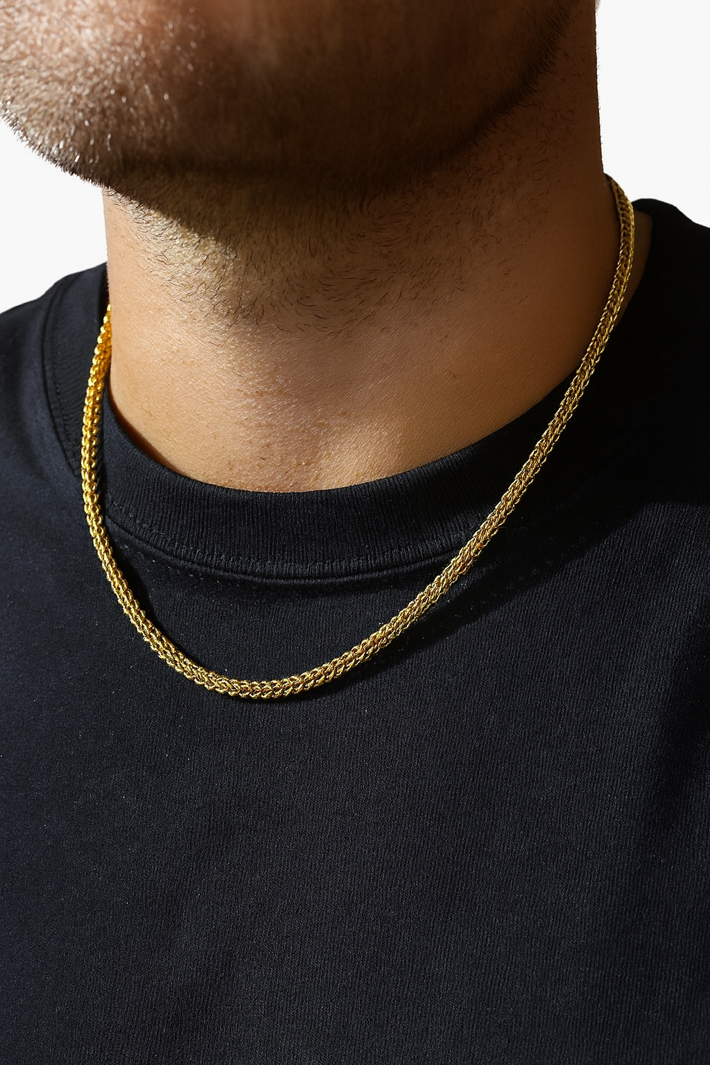 4mm Franco Chain - Gold