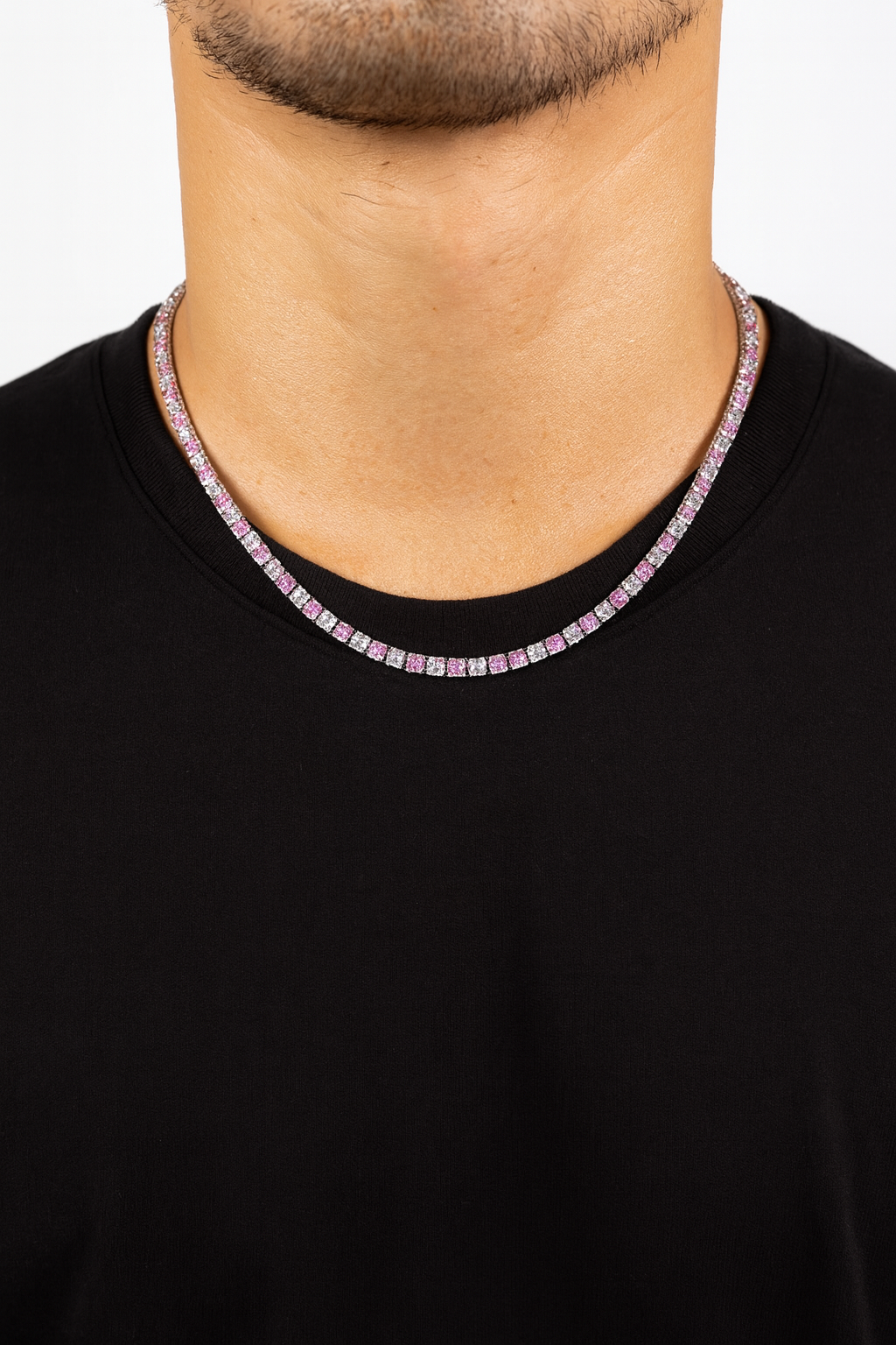 Pink Pop Tennis Chain