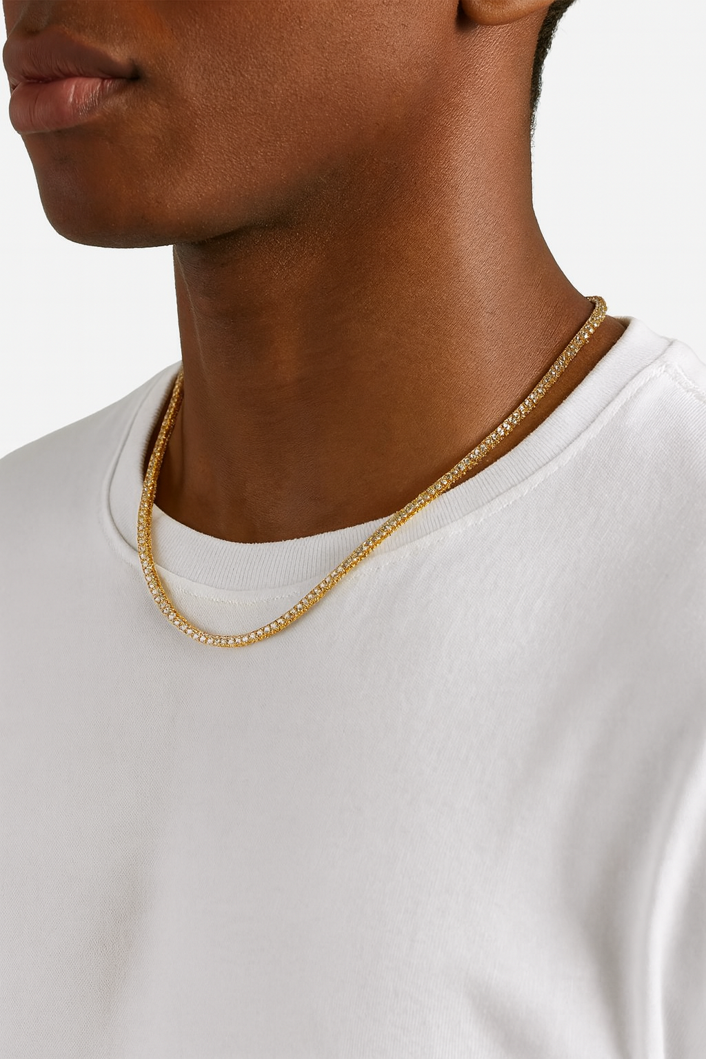 3mm Tennis Chain - Gold