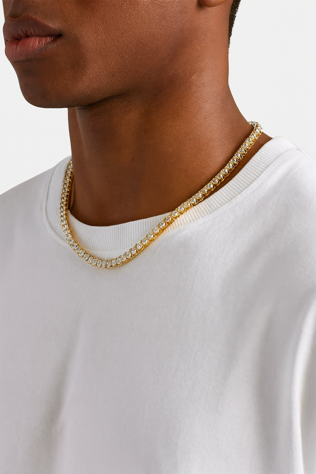 5mm Tennis Chain - Gold