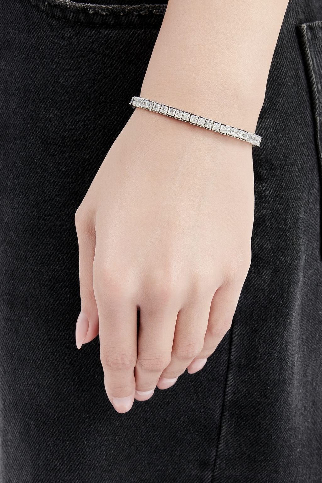Square Tennis Bracelet