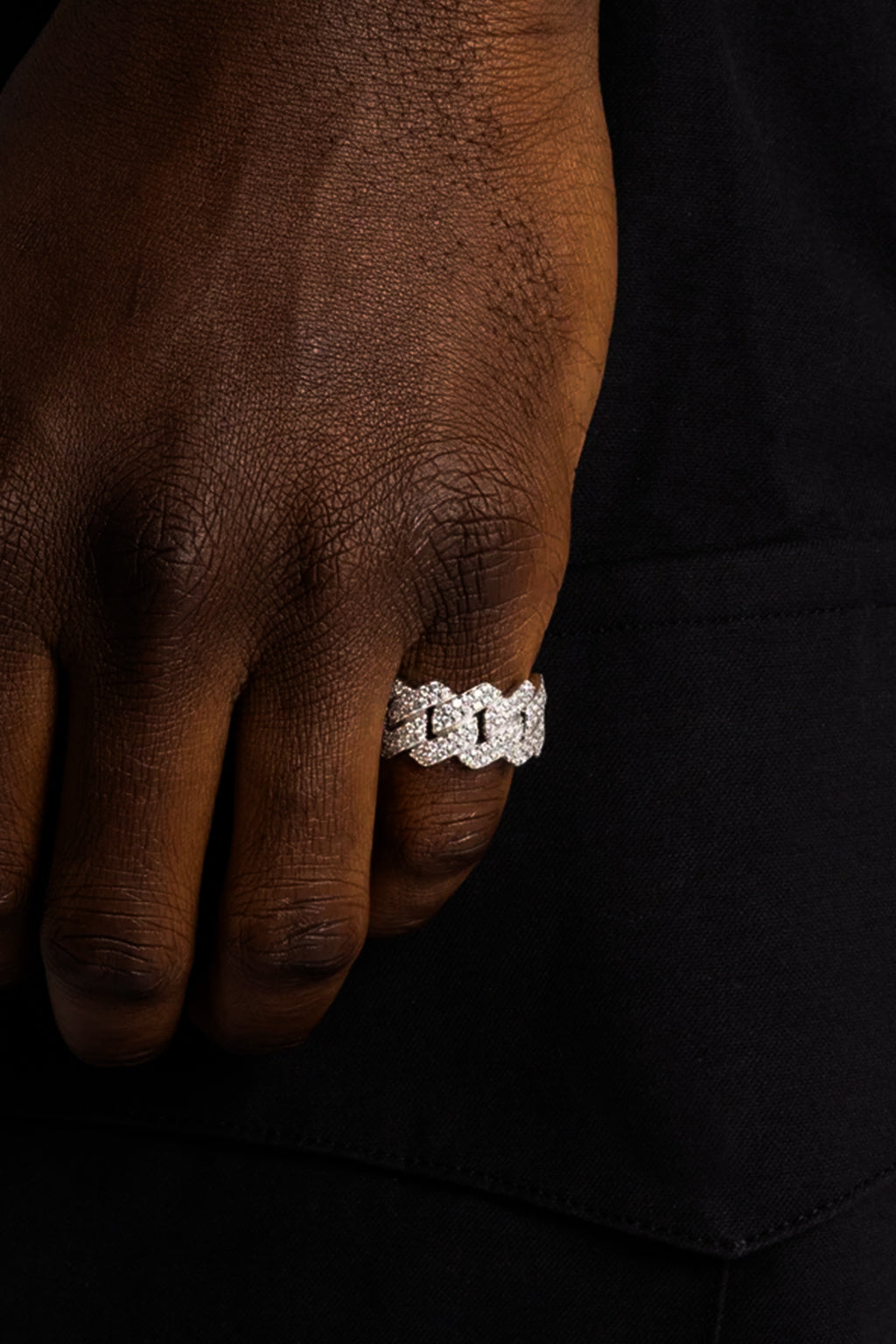 CUBAN PRONG RING