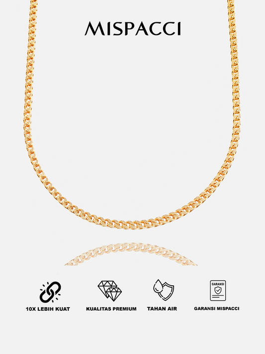 4mm Franco Chain - Gold