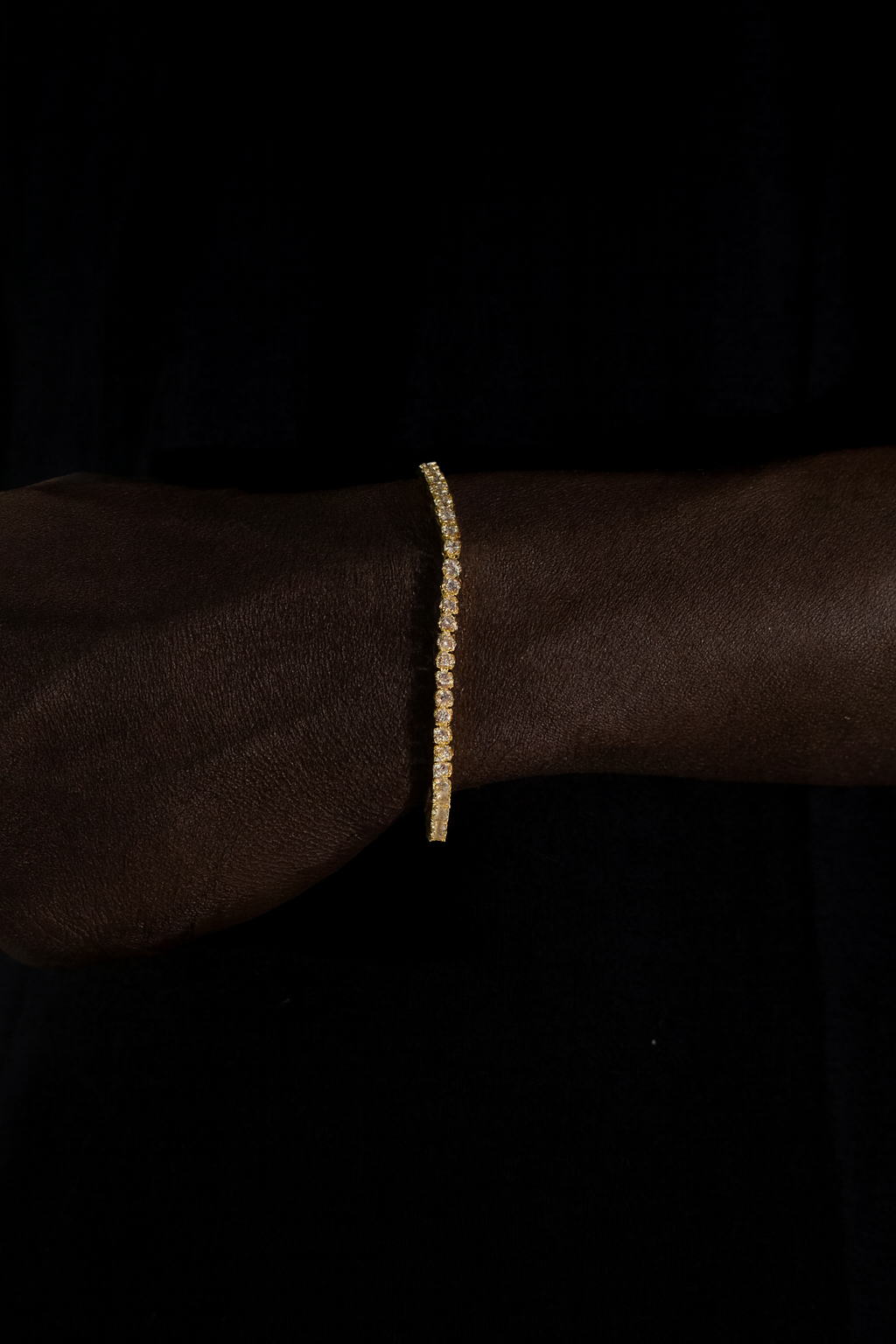 Mini Tennis Bracelet - Gold