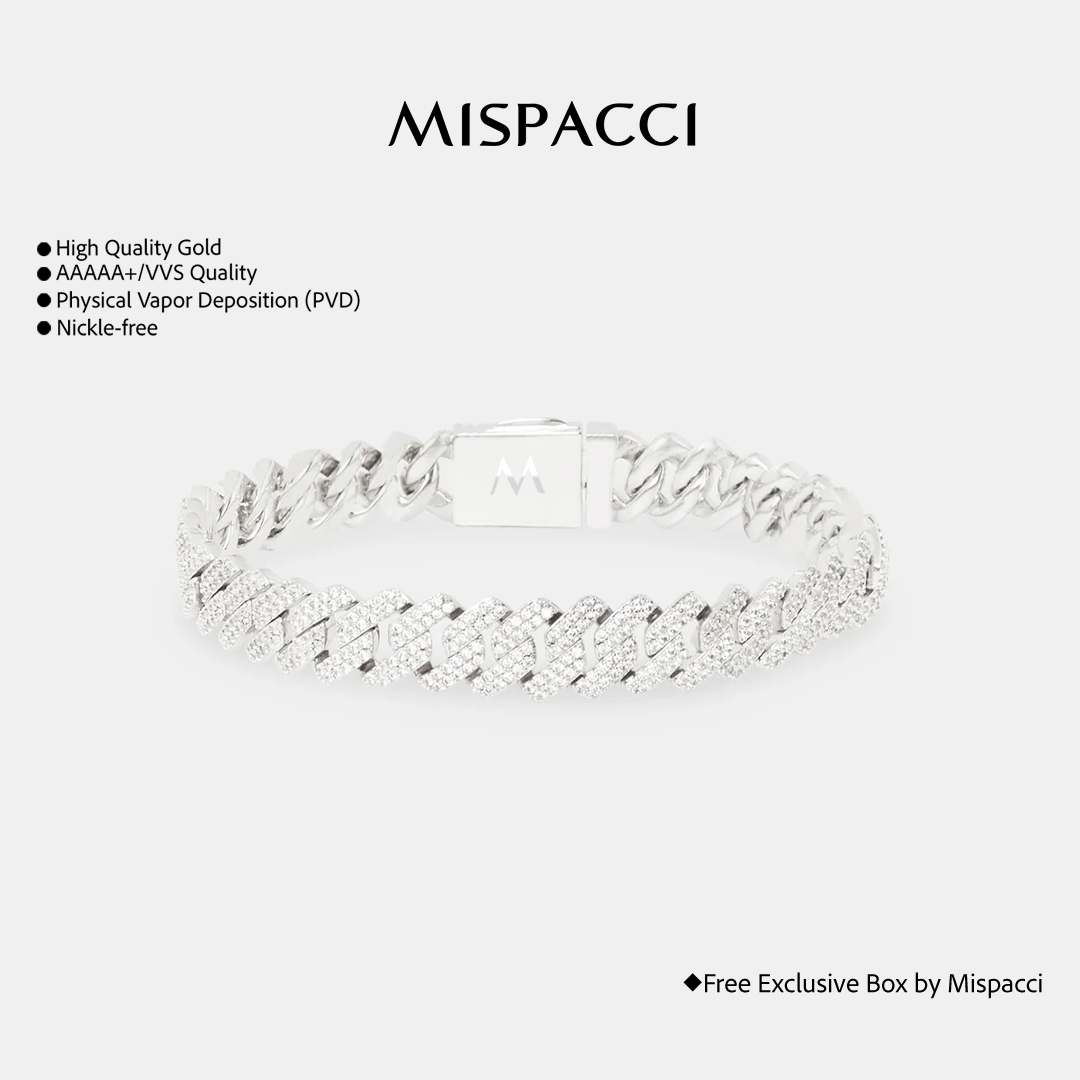 Mini Cuban Prong Bracelet