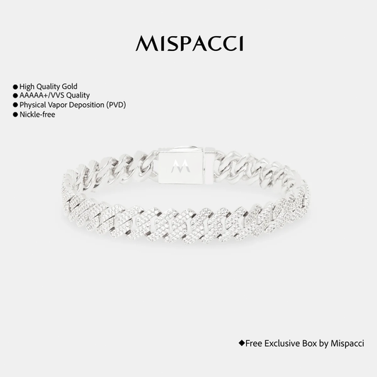 Mini Cuban Prong Bracelet
