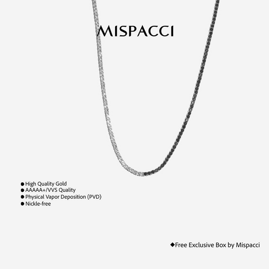 Black And White Tennis Chain