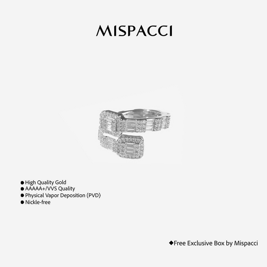 Clustered Baguette Ring