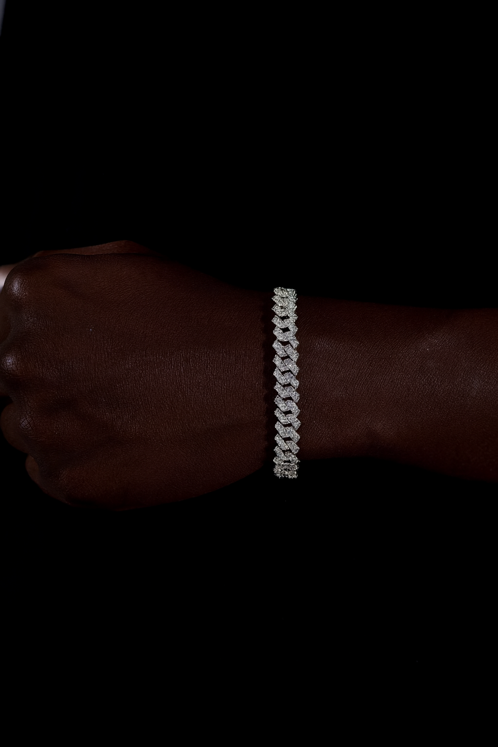Mini Cuban Prong Bracelet