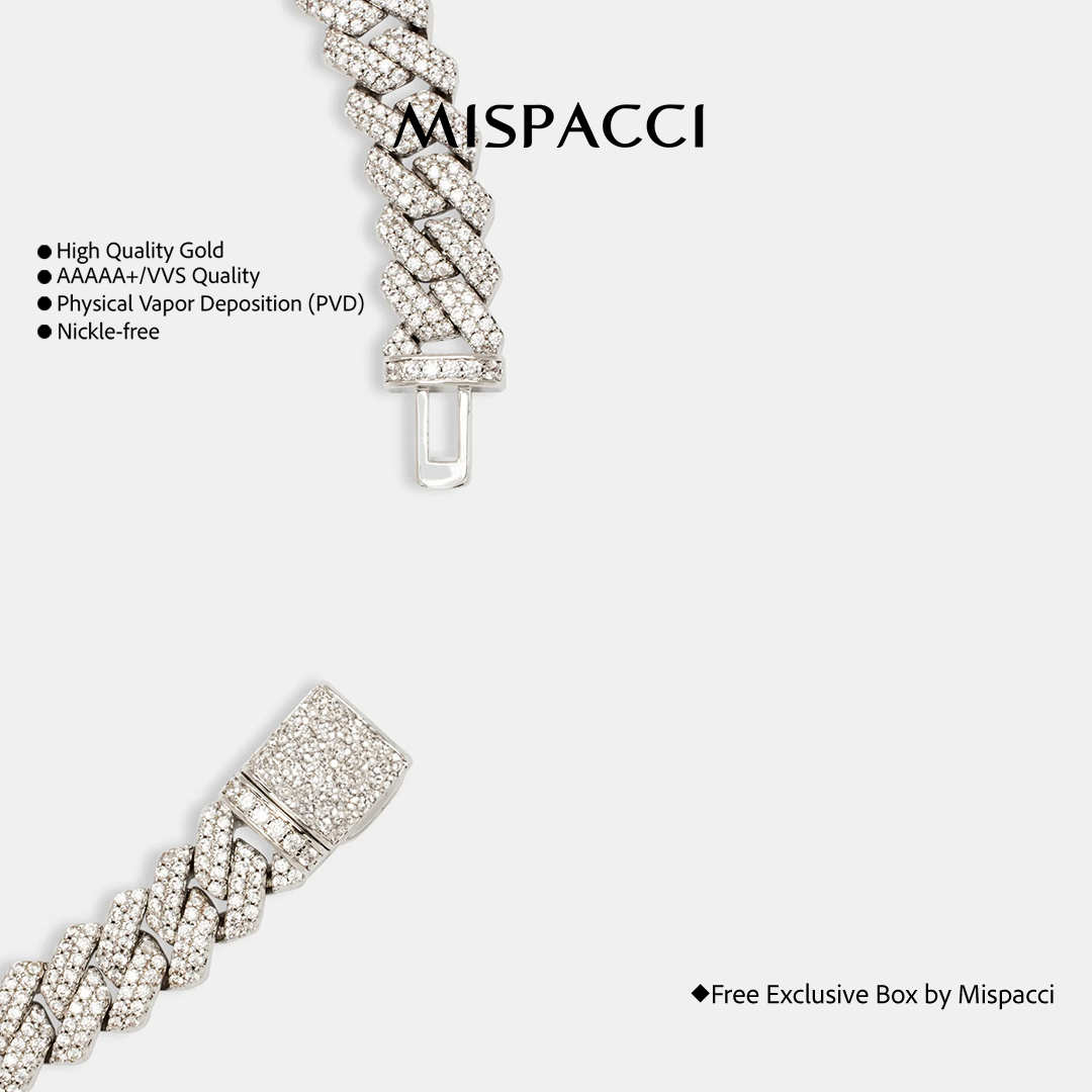 Mini Cuban Prong Bracelet