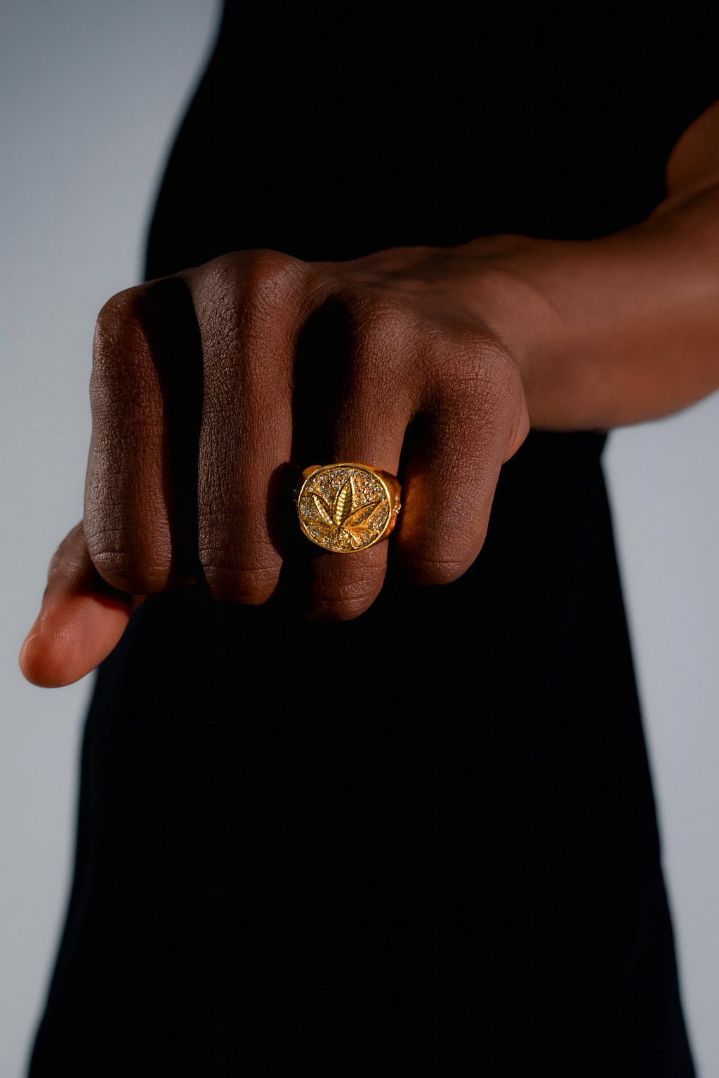 ICED 420 RING - GOLD