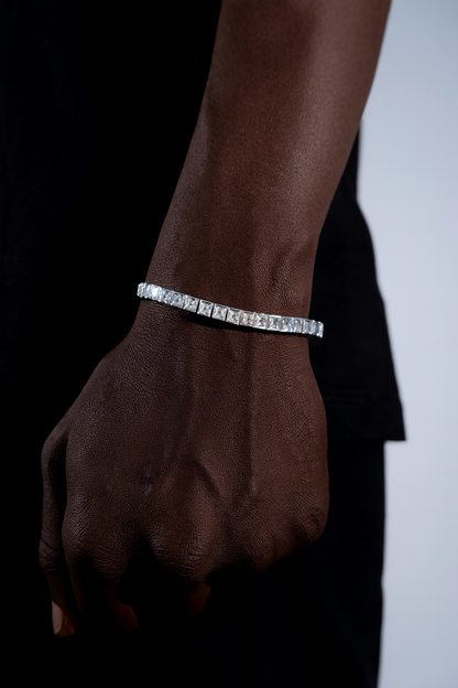 Square Tennis Bracelet