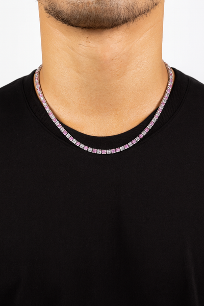 Pink Pop Tennis Chain