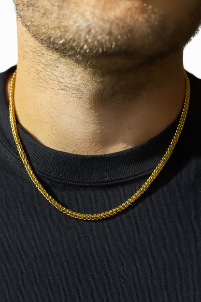4mm Franco Chain - Gold