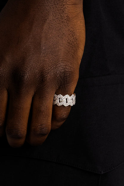CUBAN PRONG RING