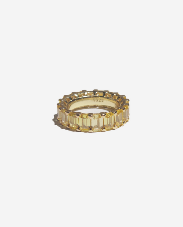 YELLOW SZN SILVER 925 RING - COLOR SZN