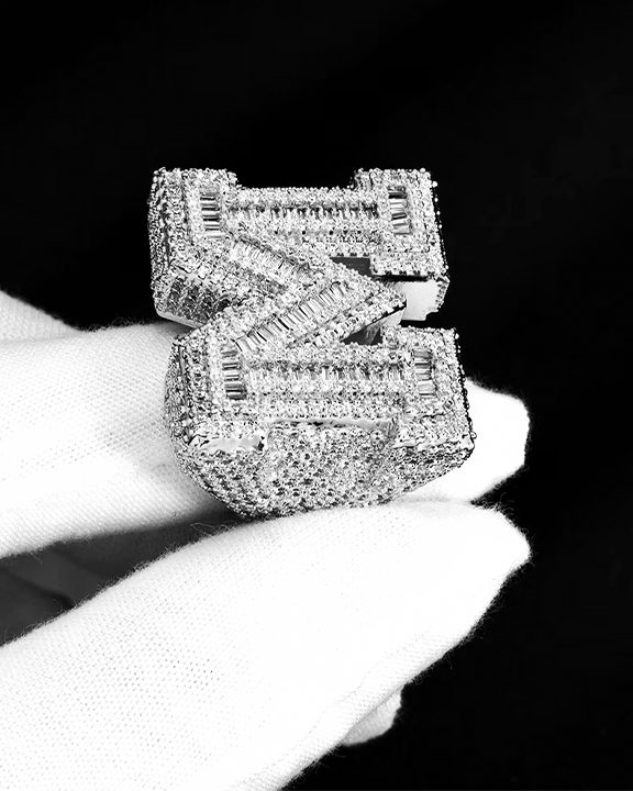 Letter Ring Font Custom