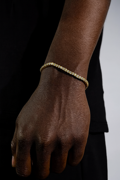Mini Tennis Bracelet - Gold