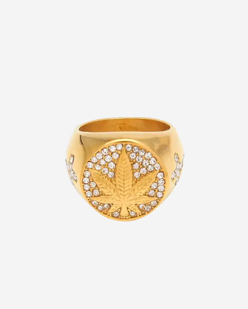 ICED 420 RING - GOLD