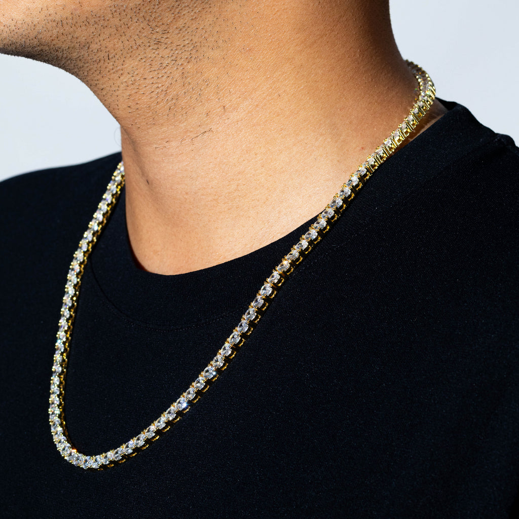 5mm Tennis Chain - Gold