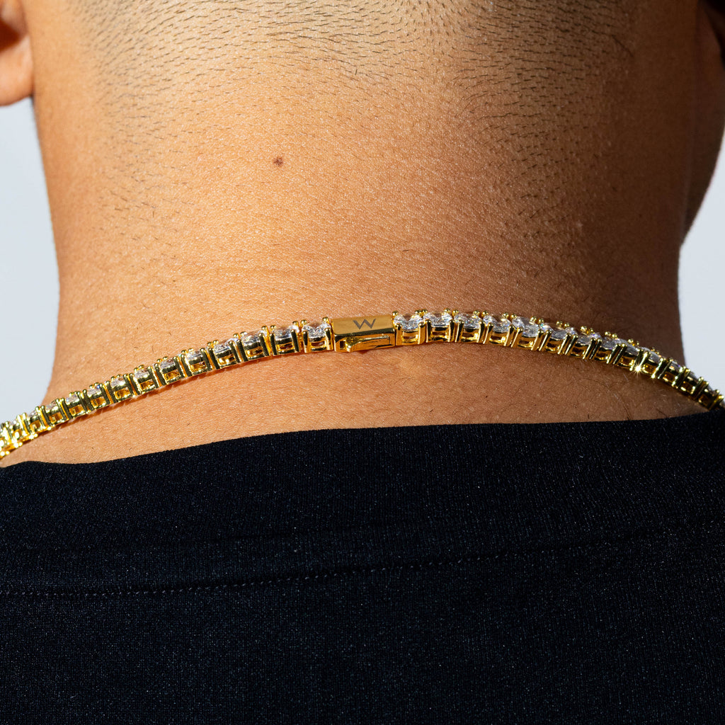 5mm Tennis Chain - Gold