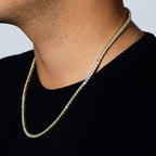 3mm Tennis Chain - Gold