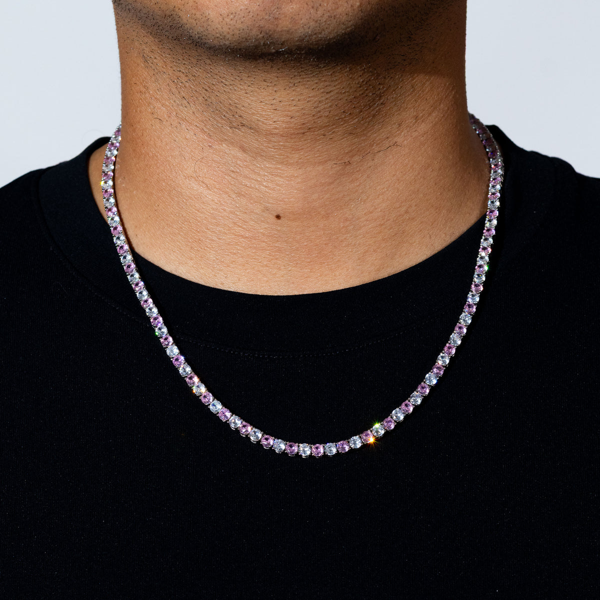 Pink Pop Tennis Chain
