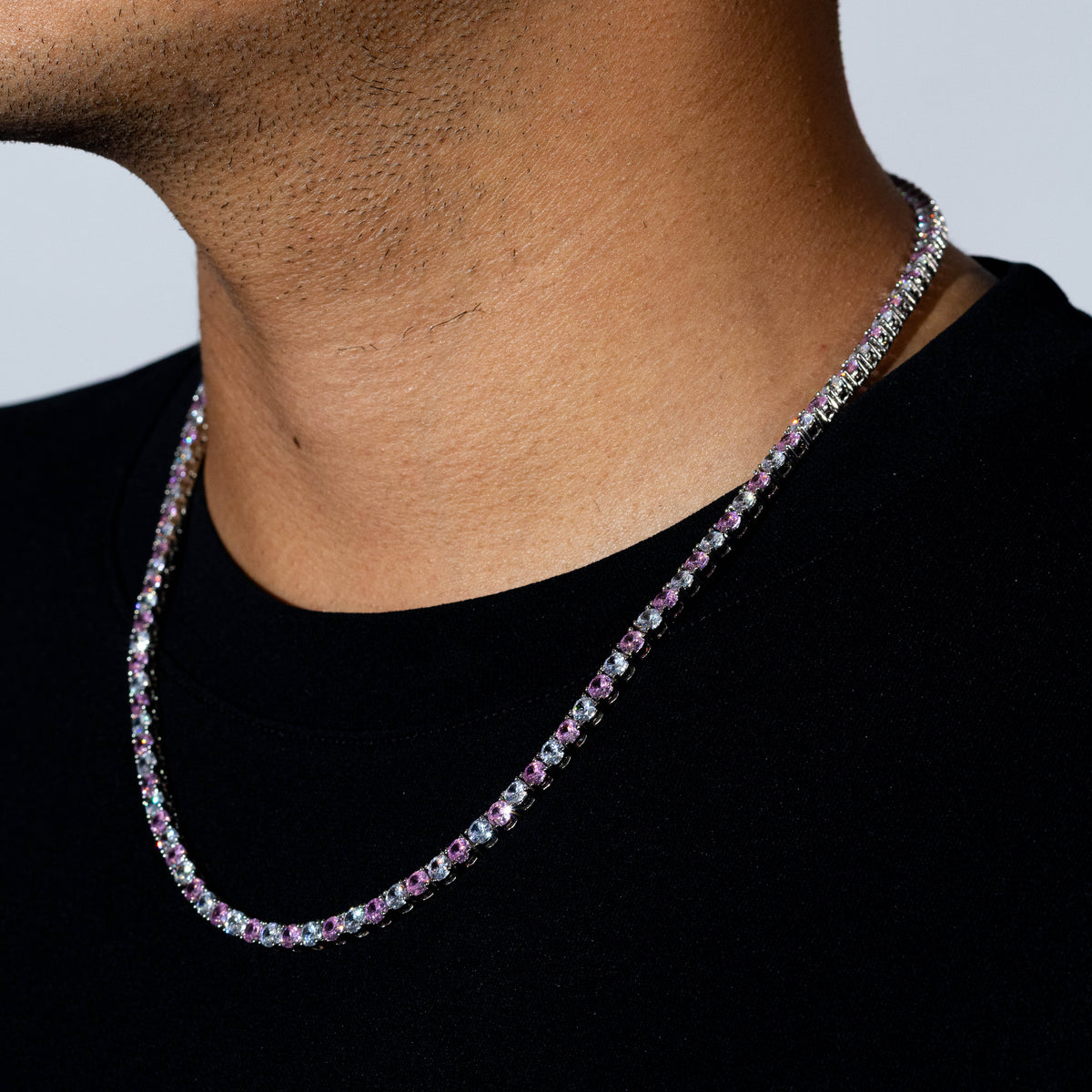 Pink Pop Tennis Chain