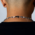 Blue and Opal Gemstone Chain