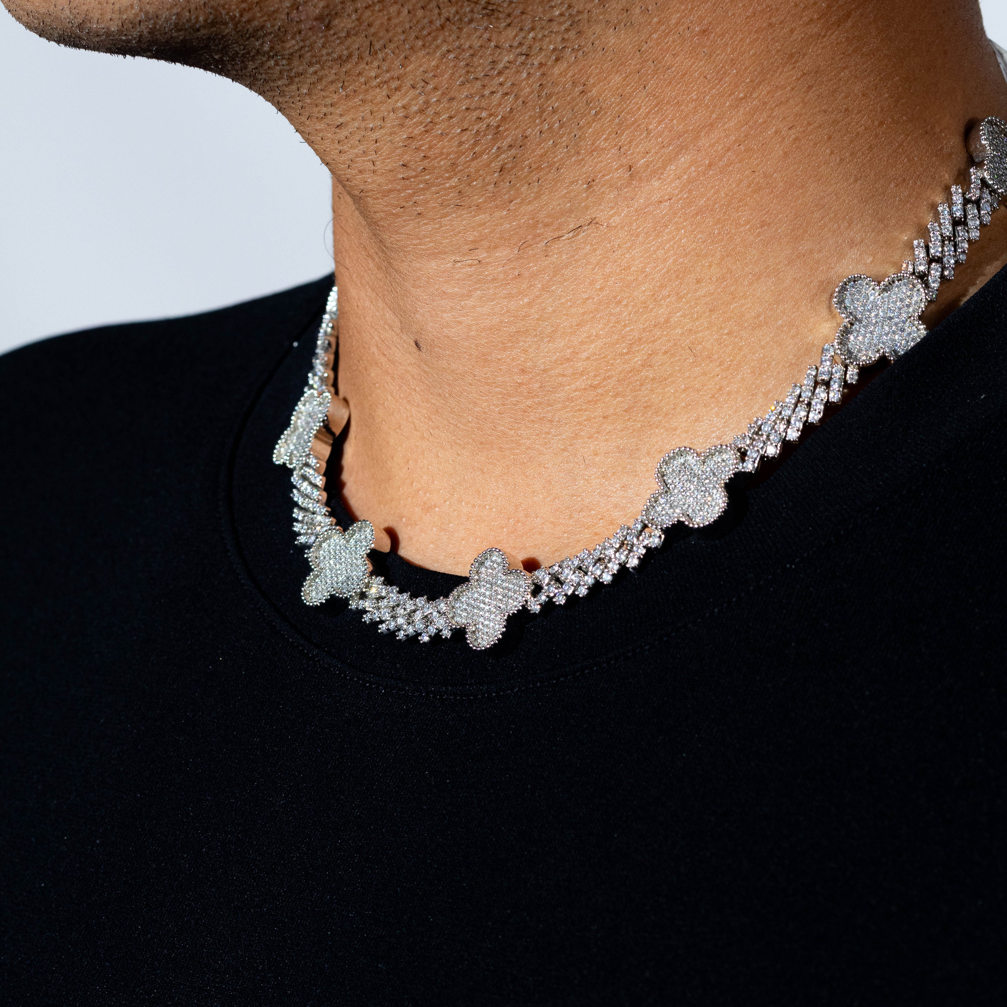 Clover Iced Out Chain