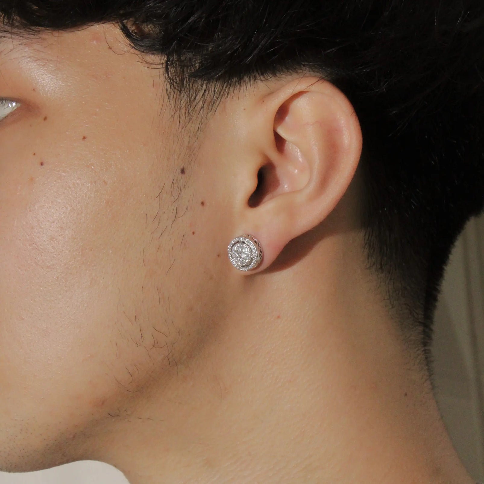 Icy Drip Earrings- White Gold