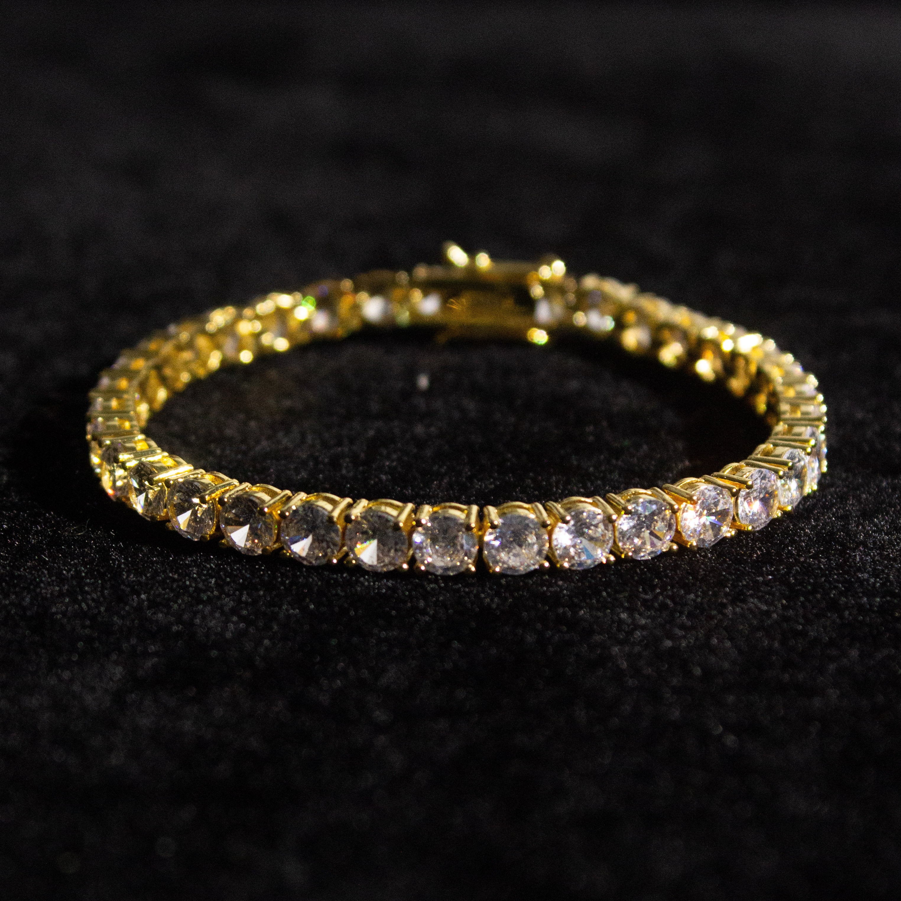 5mm Tennis Bracelet - Gold