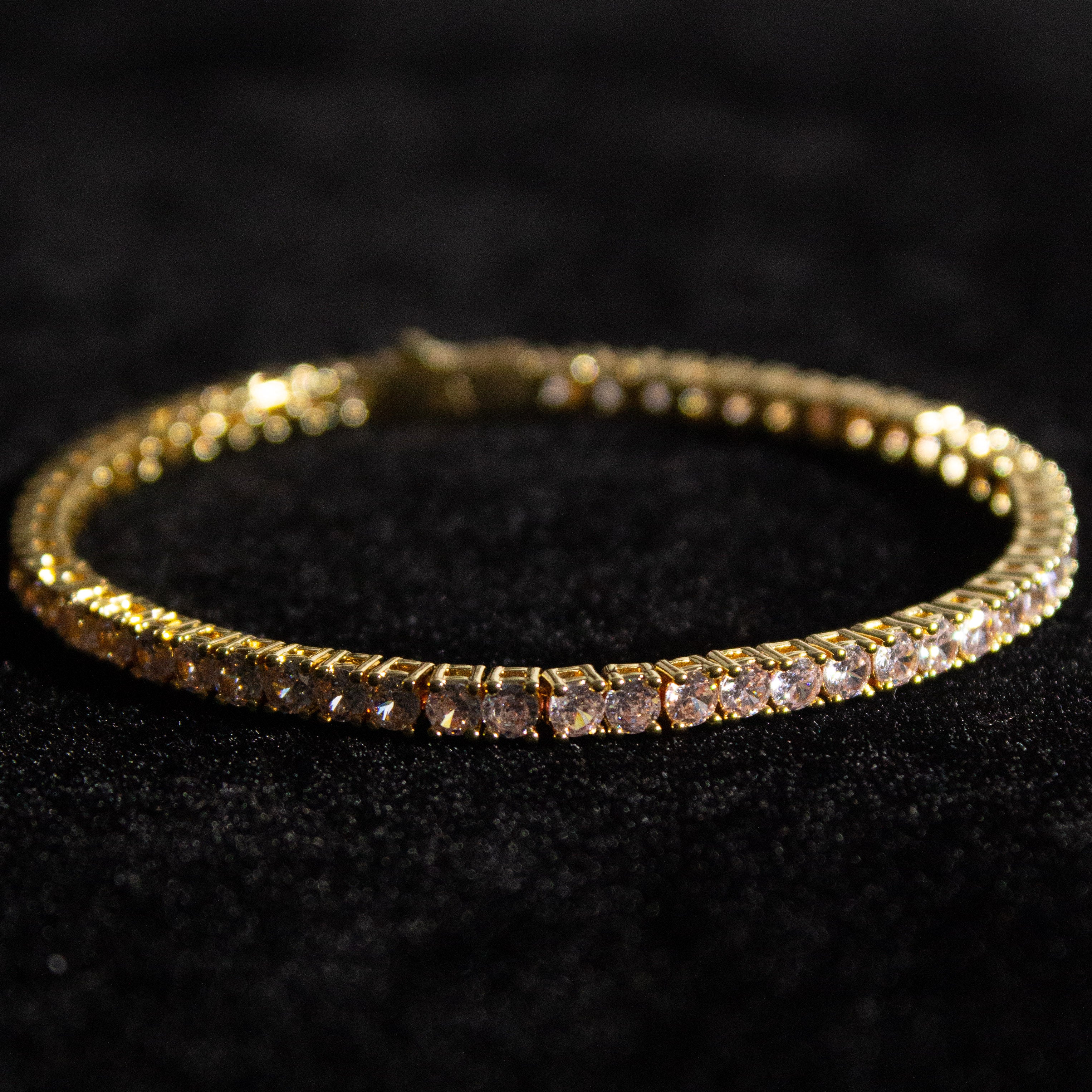 Mini Tennis Bracelet - Gold