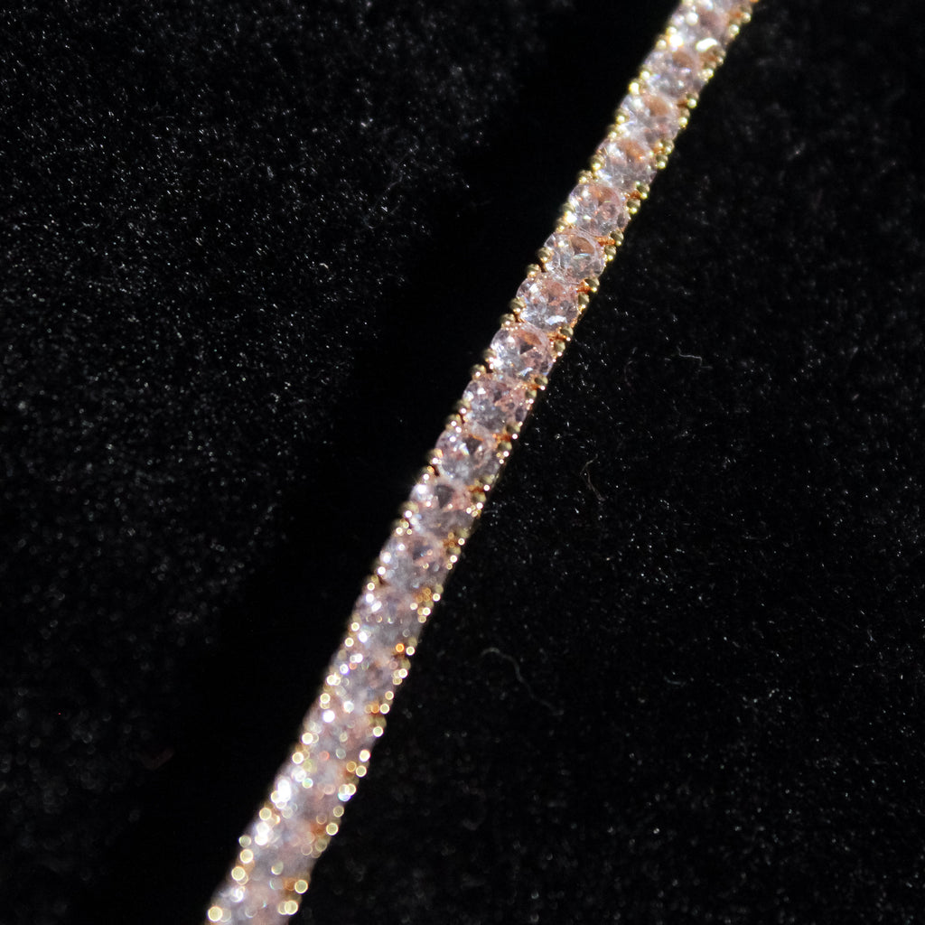 Mini Tennis Bracelet - Gold