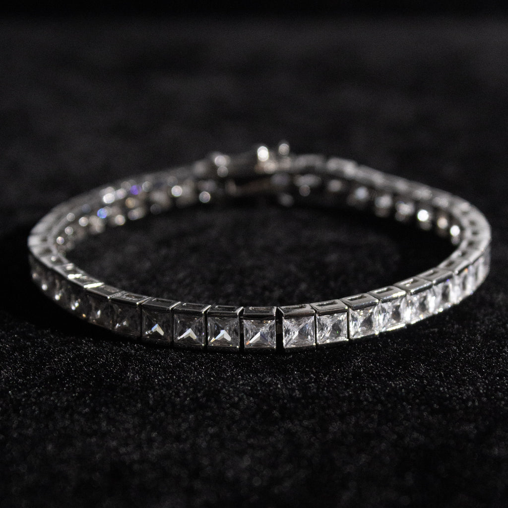 Square Tennis Bracelet