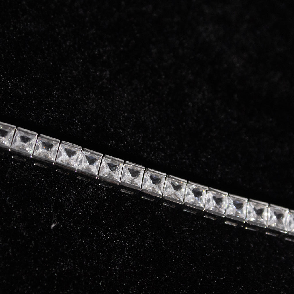 Square Tennis Bracelet