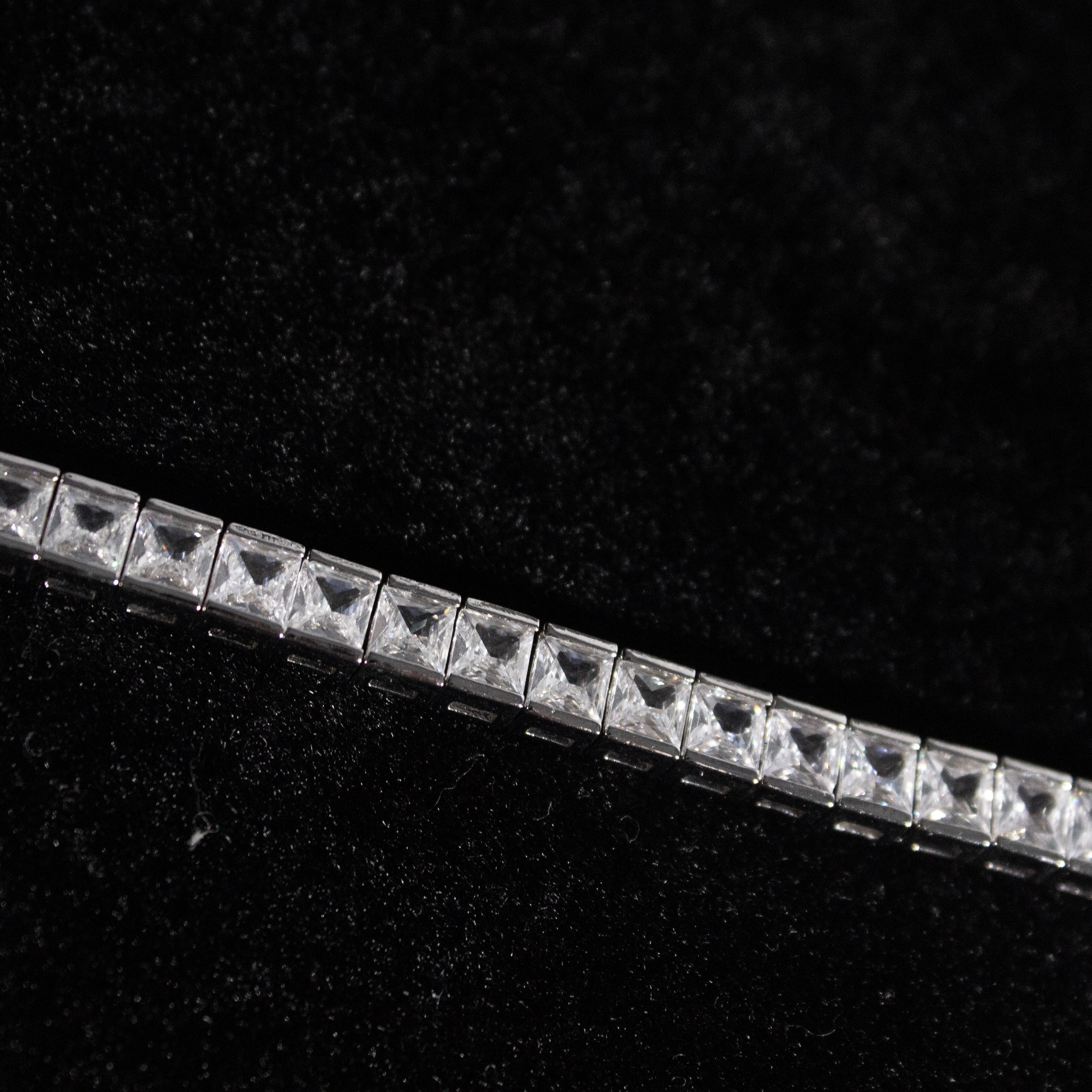 Square Tennis Bracelet