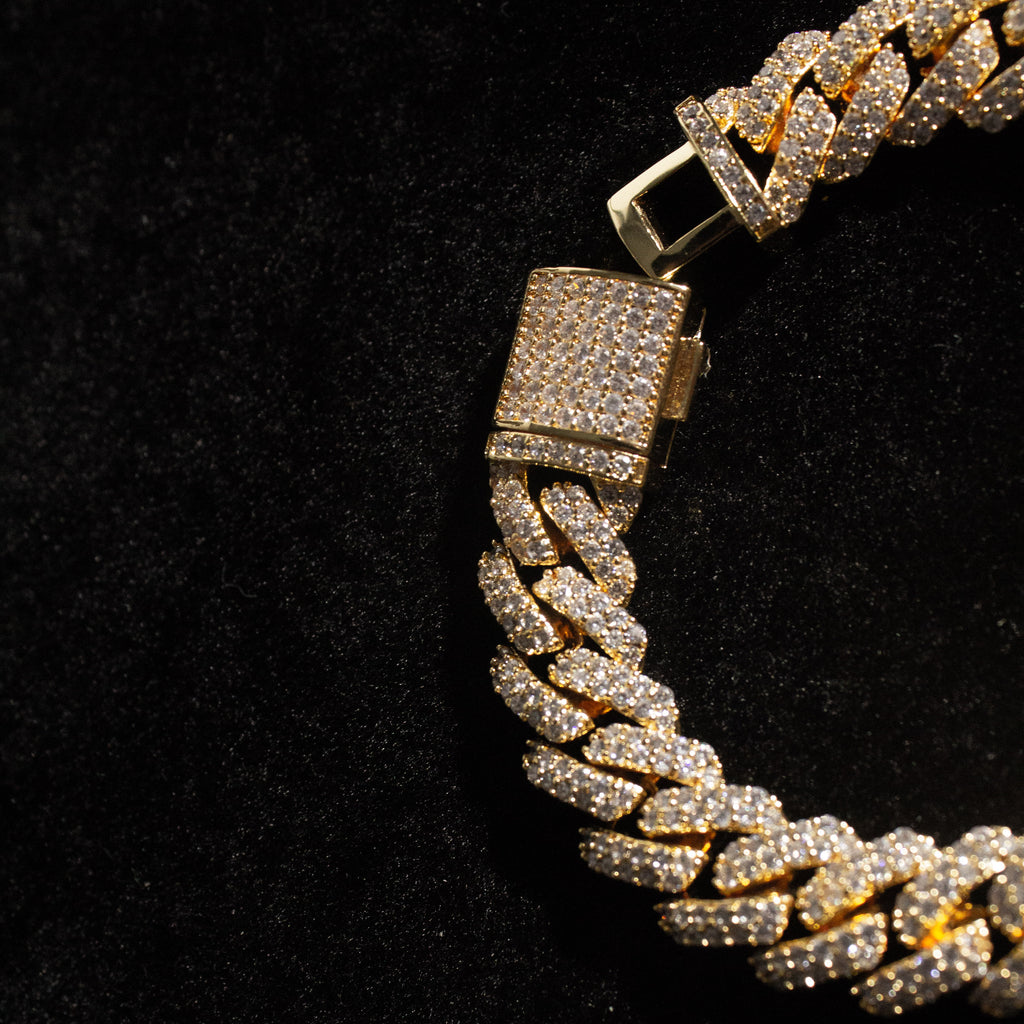 Cuban Prong Bracelet - Gold