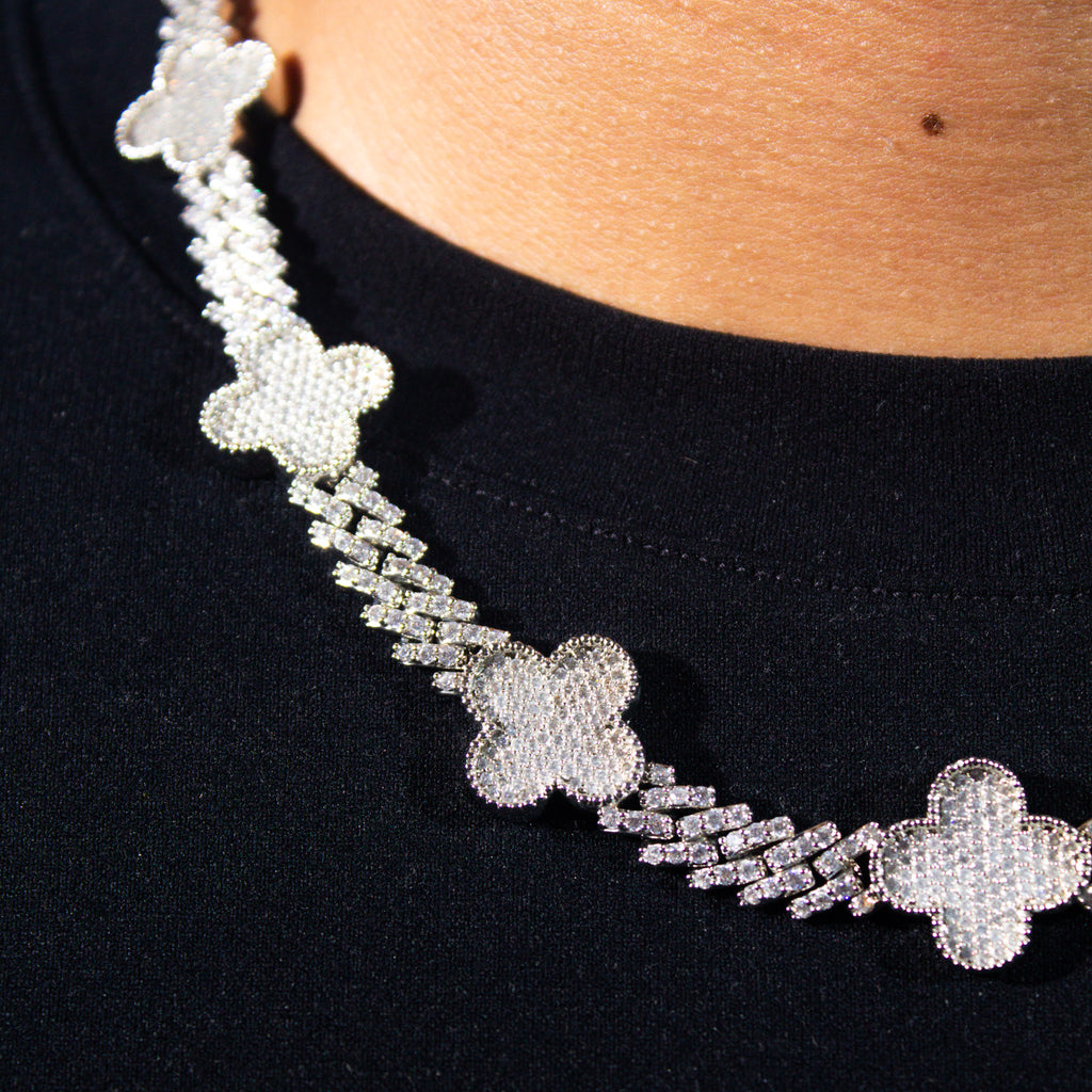 Clover Iced Out Chain