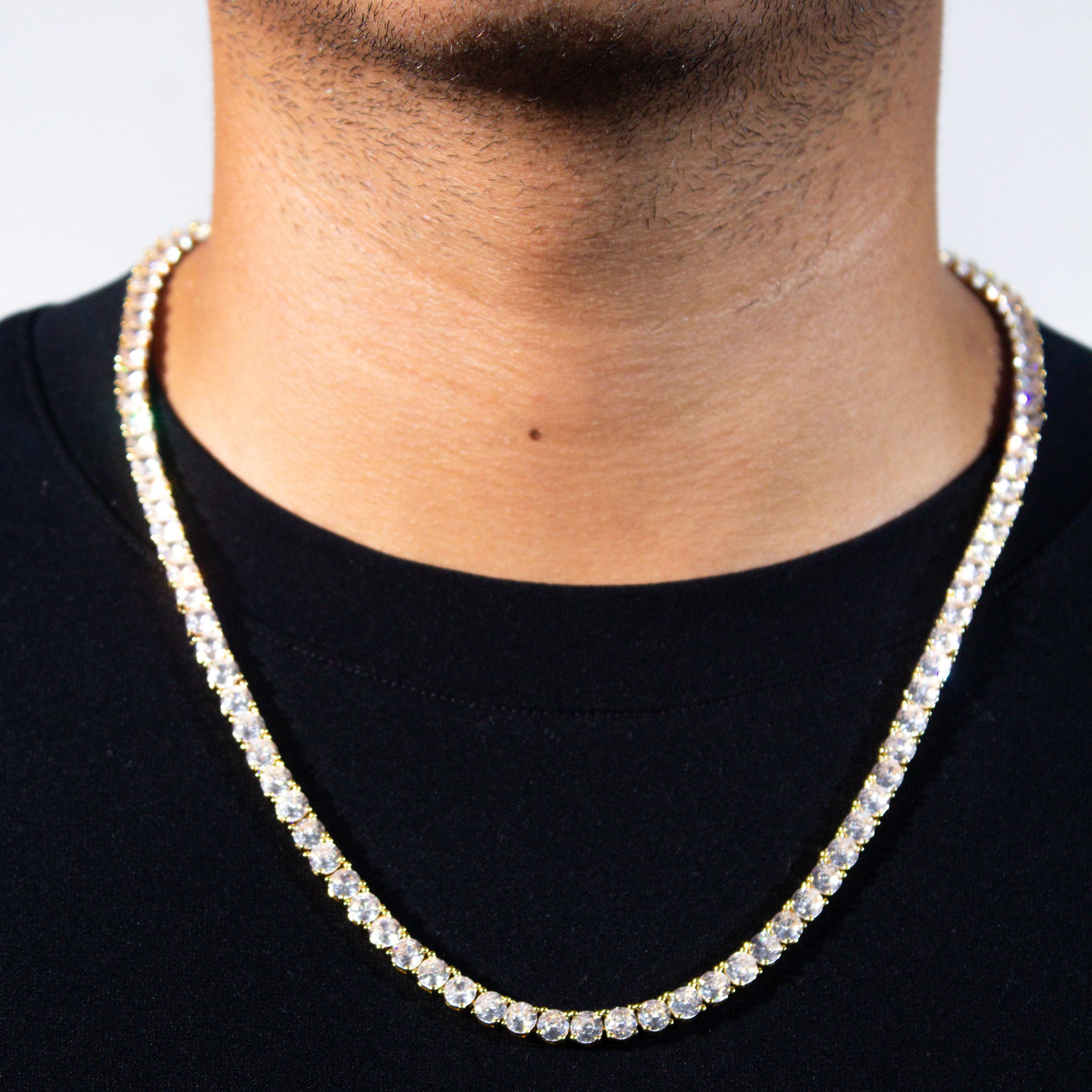5mm Tennis Chain - Gold