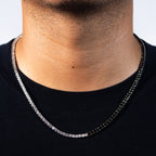 Black and White Tennis Chain