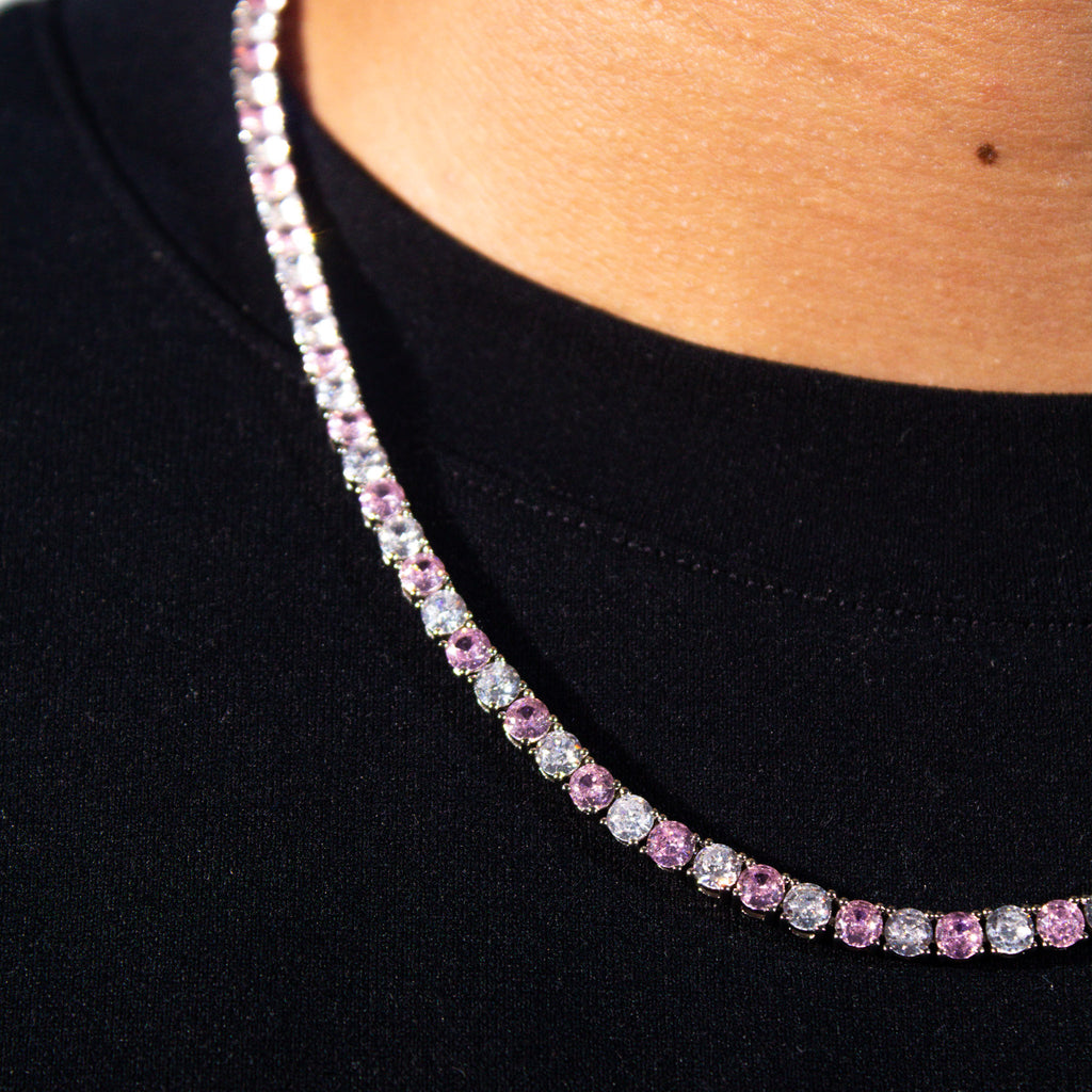 Pink Pop Tennis Chain