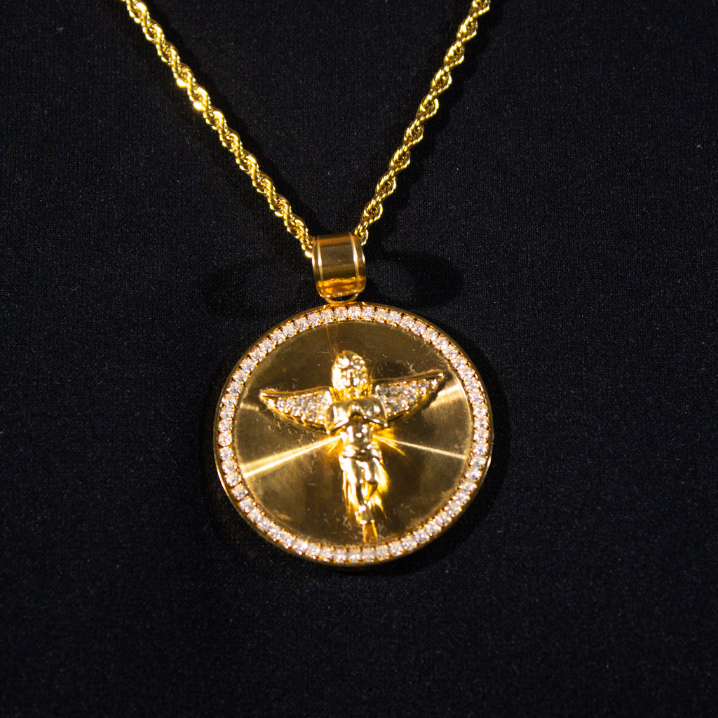 Angel Pendant - Gold