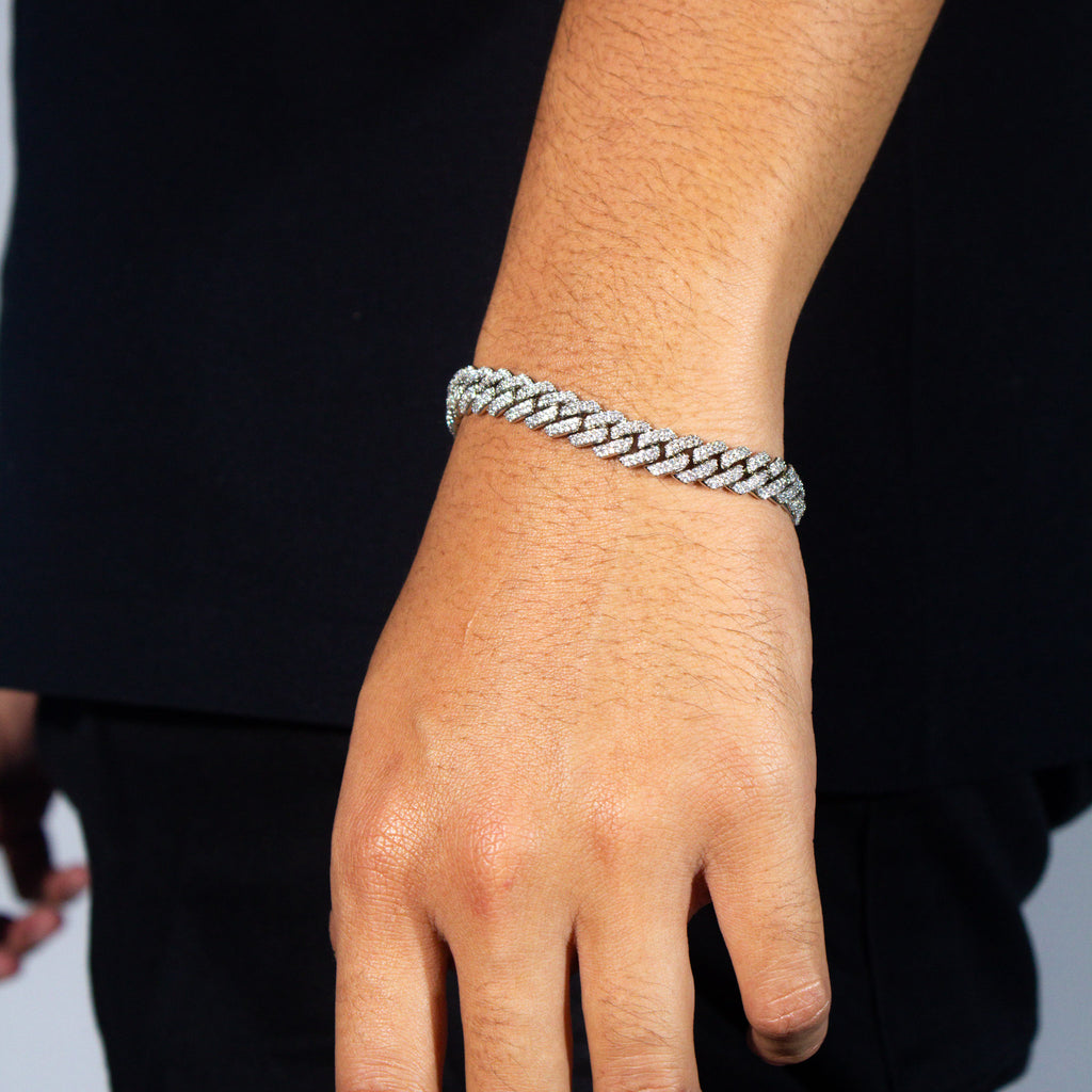 Mini Cuban Prong Bracelet