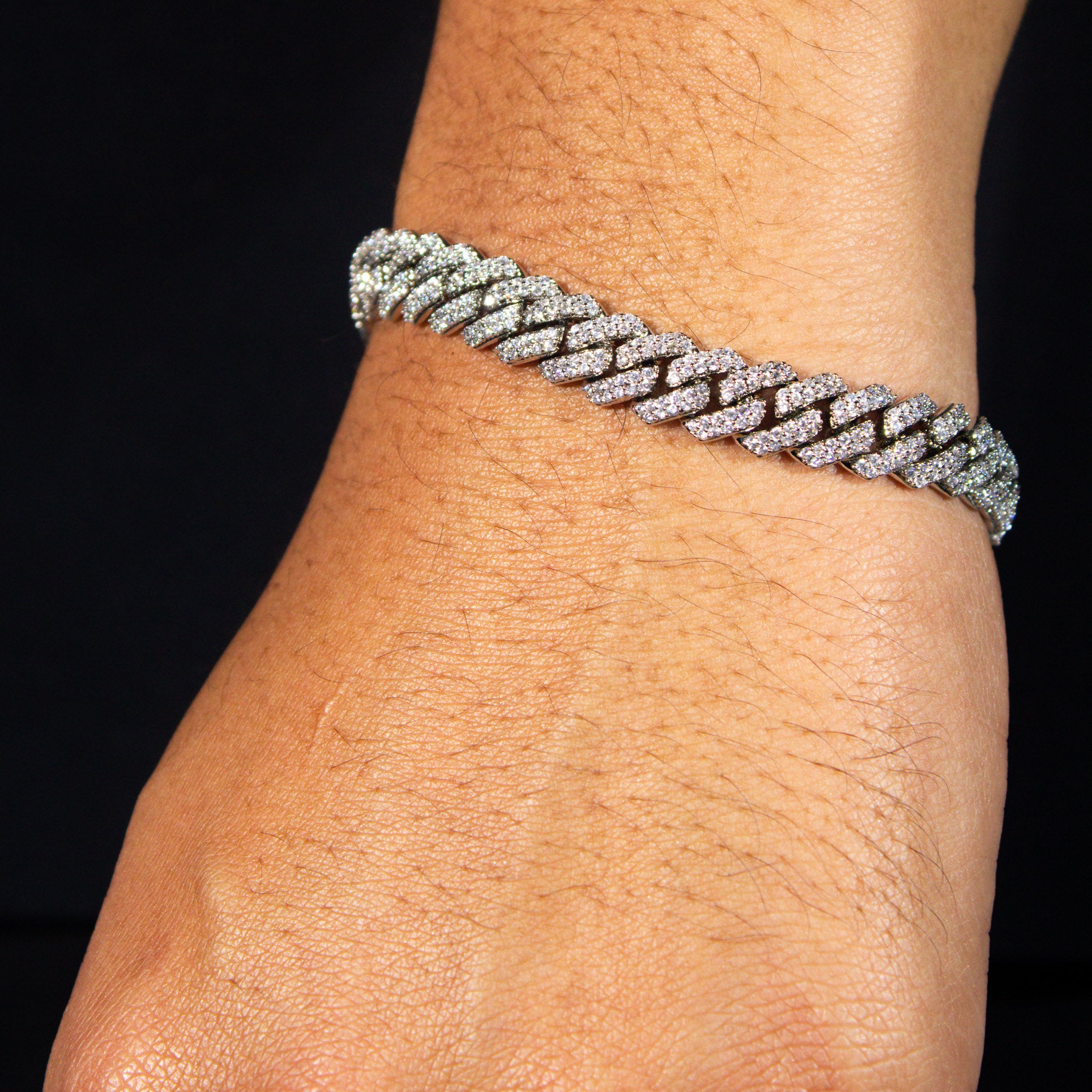 Mini Cuban Prong Bracelet