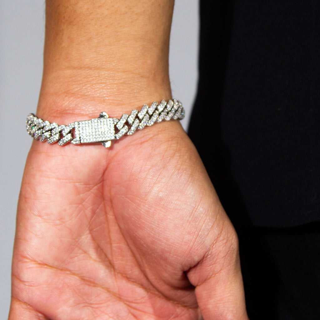 Mini Cuban Prong Bracelet